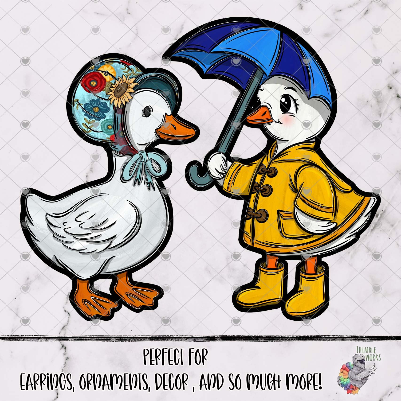Cute Porch Geese Designs