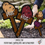 Load image into Gallery viewer, Potato Garden Stake Design Bundle
