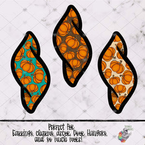 Fall Pumpkin Swirl Design Bundle