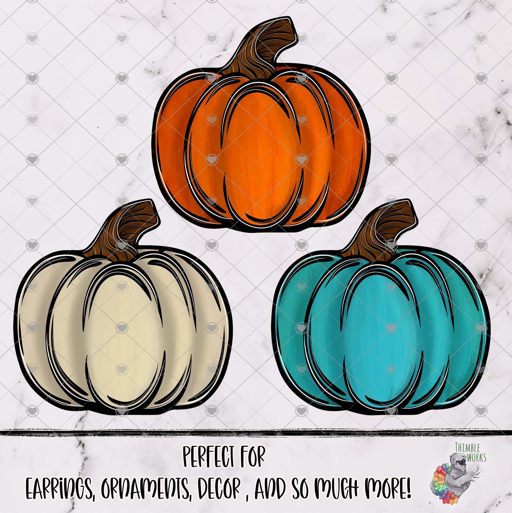 Solid Color Pumpkin Design Bundle