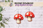 Load image into Gallery viewer, Red Cap Chubby Mushroom Sublimation Design
