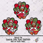 Load image into Gallery viewer, Red Football Turkey Design Bundle
