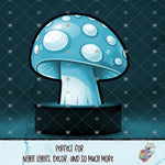 Load image into Gallery viewer, Red Chubby Mushroom Light Base Design
