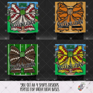 Redhounds Sports Square Light Base Design