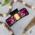 Load image into Gallery viewer, Moon and Gemstone Hair Clip Sublimation Design
