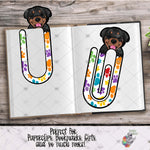 Load image into Gallery viewer, Rottweiler Bookmark Design
