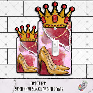 Ruby Crown Outlet Cover Design