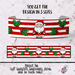 Load image into Gallery viewer, Santa Holly Cuff Bracelet Design
