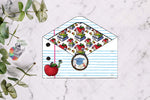 Load image into Gallery viewer, Teacher Letter Gift Card Holder Sublimation Design
