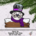 Load image into Gallery viewer, Seal Snowman Sign Design
