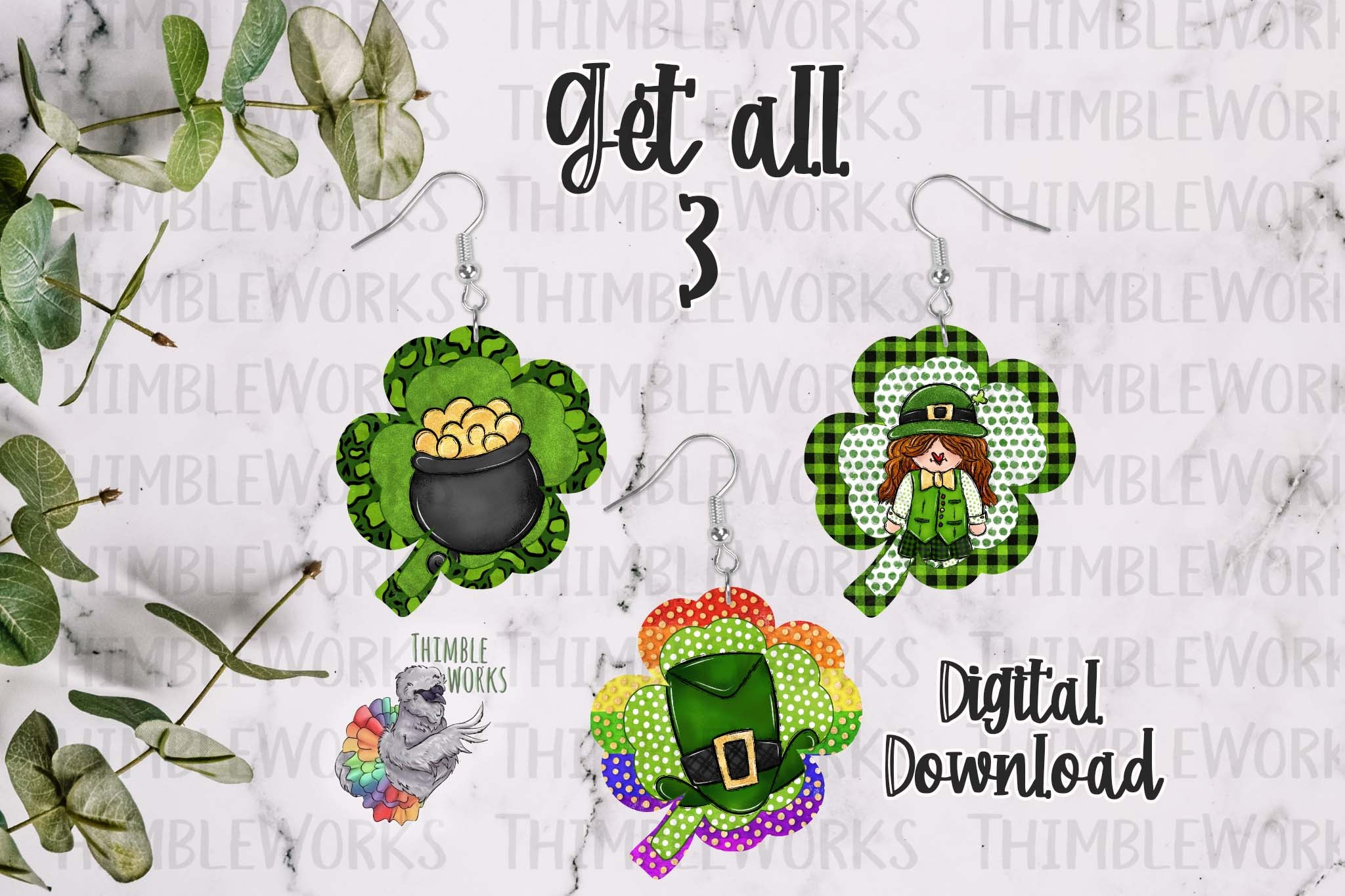 Leprechaun Shamrock Design Bundle