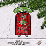 Load image into Gallery viewer, Merry Christmas Reindeer Sled Design
