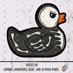 Skeleton Rubber Duck Design