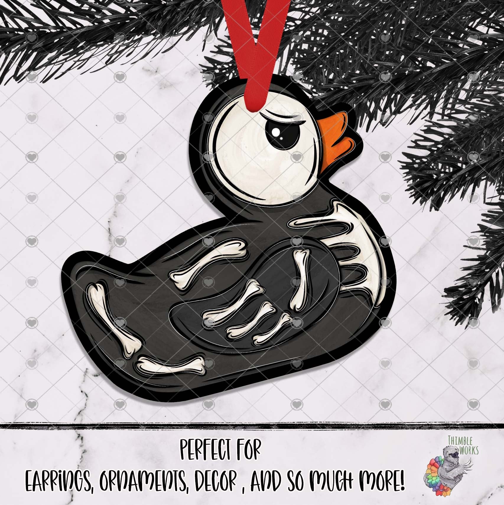 Skeleton Rubber Duck Design