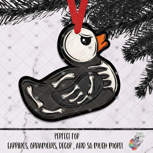 Skeleton Rubber Duck Design