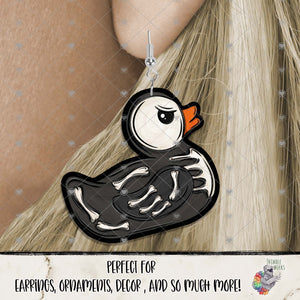 Skeleton Rubber Duck Design