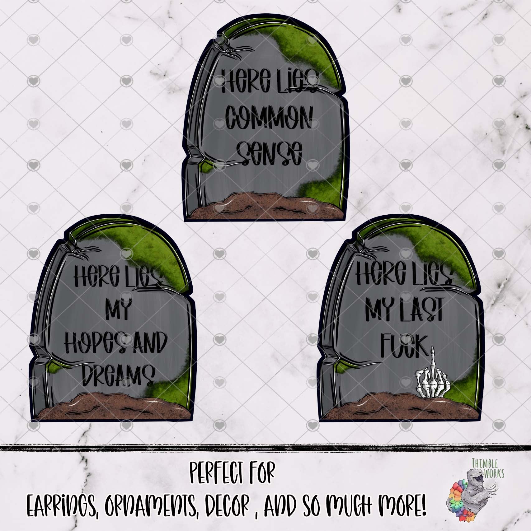 Festive Christmas Gravestone Design