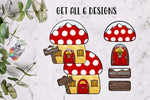 Load image into Gallery viewer, Christmas Interchangeable Mushroom Design
