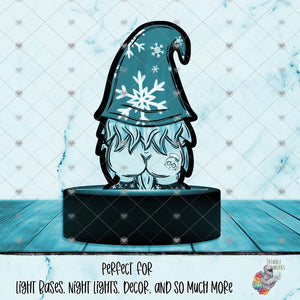 Mrs. Claus Tattoo Gnome Butt Light Base Design
