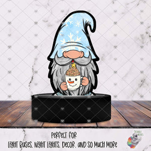 Snowman Coca Mug Gnome Light Base Design