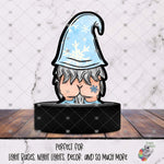Load image into Gallery viewer, Snowflake Tattoo Gnome Butt Light Base Design
