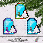 Load image into Gallery viewer, Snowman Tag with Tree Design Bundle
