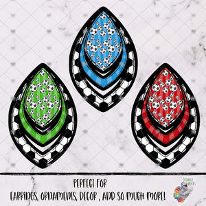 Soccer Open Teardrop Design Bundle