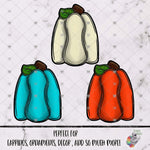 Load image into Gallery viewer, Cute Solid Color Pumpkin Design Bundle
