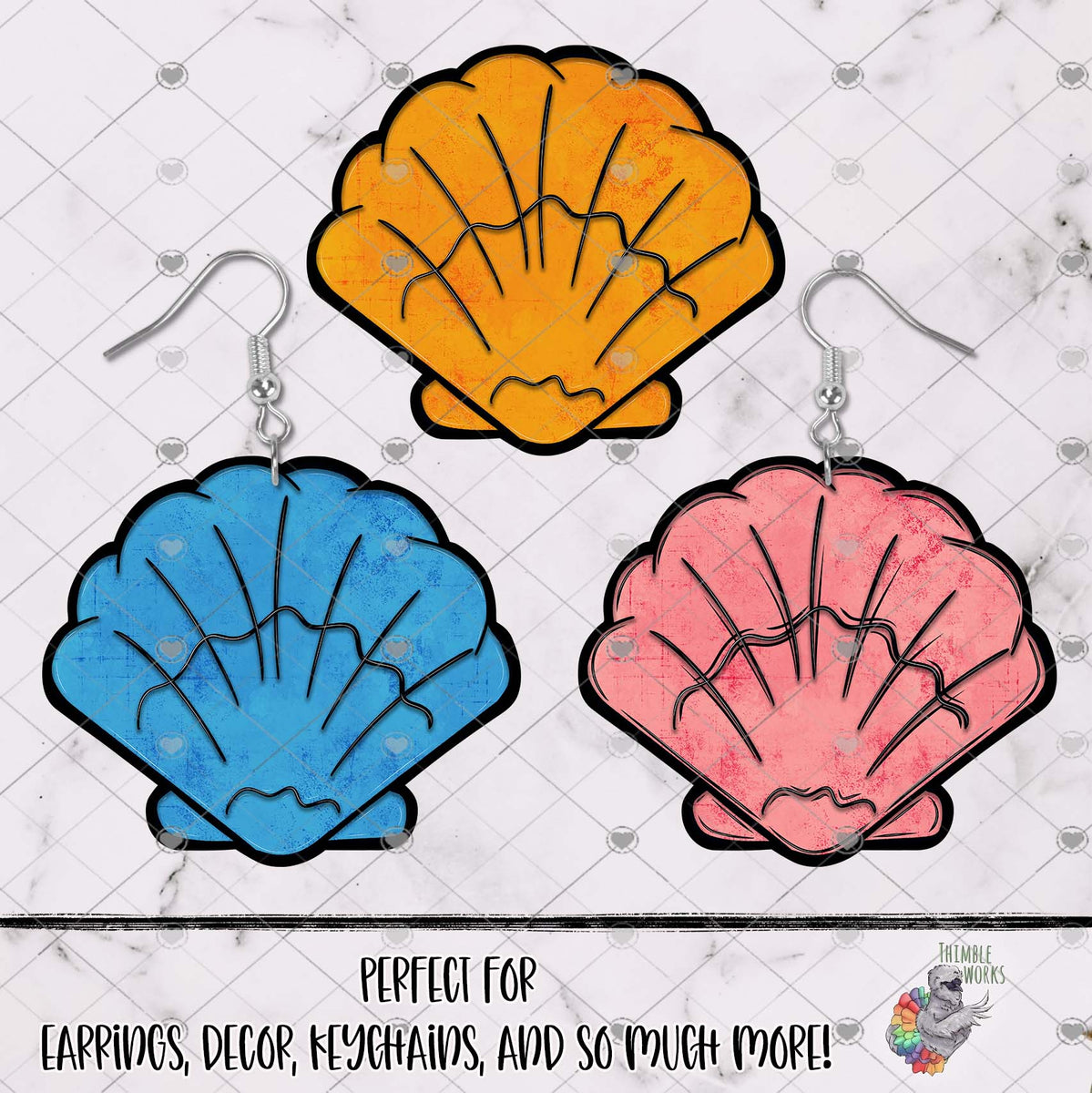 Solid Color Seashell Design Bundle – ThimbleWorks