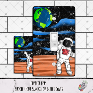 Astronaut Space Outlet Cover Design