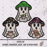 Load image into Gallery viewer, Forrest Witch Mushroom Ghost Design
