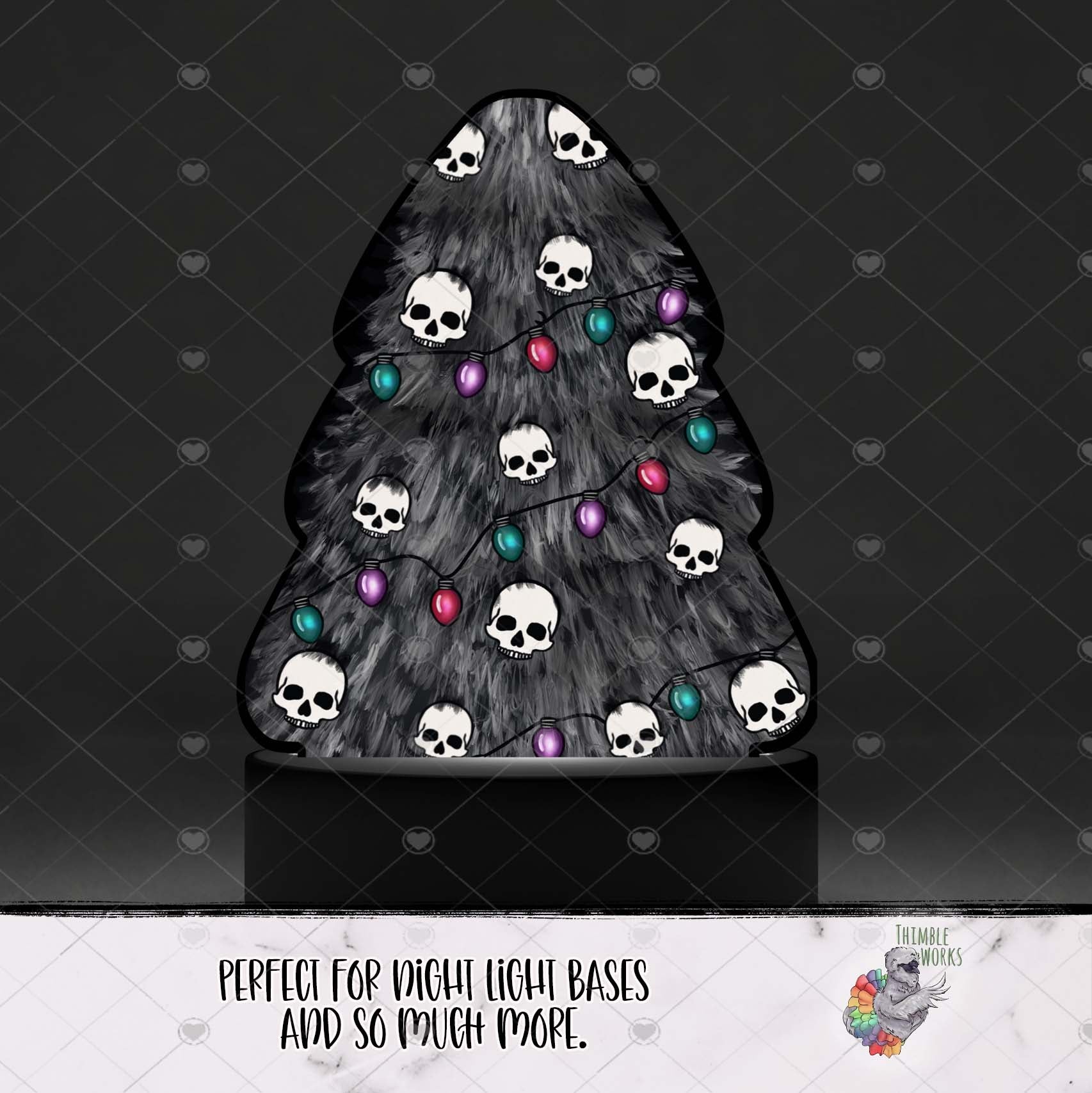 Spooky Chubby Creepmas Tree Light Base Design