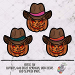 Load image into Gallery viewer, Spooky Cowboy Pumpkin Design Bundle
