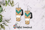 Load image into Gallery viewer, Boho Tumbler Earring Sublimation Design
