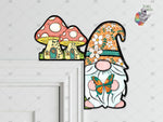 Load image into Gallery viewer, Boho Gnome Over the Door Sitter Sublimation Design
