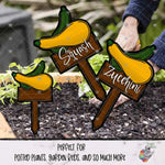 Load image into Gallery viewer, Squash Garden Stake Design Bundle

