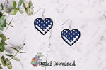 Load image into Gallery viewer, Patriotic Heart with Tassel Sublimation Design
