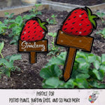 Load image into Gallery viewer, Strawberry Garden Stake Design Bundle
