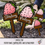 Load image into Gallery viewer, Strawberry Garden Stake Design Bundle
