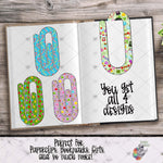 Load image into Gallery viewer, Sweet Treats Paperclip Design Bundle
