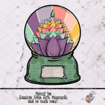 Load image into Gallery viewer, Mandala Mental Health Snow Globe Design
