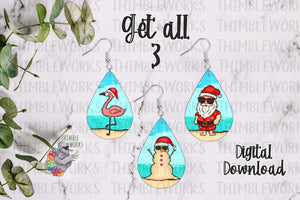 Christmas in July Teardrop Design Bundle