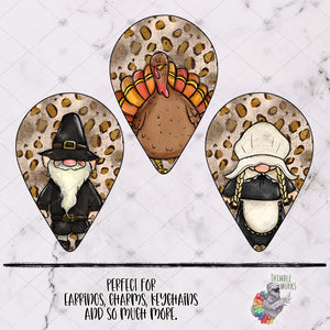 Fall Teardrop Leather Earring Design Bundle