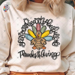 Load image into Gallery viewer, Thanksgiving Turkey Sublimation Design
