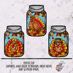 Load image into Gallery viewer, Turkey Thanksgiving Mason Jar Design Bundle
