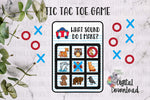 Load image into Gallery viewer, Animal Tic Tac Toe Sublimation Design
