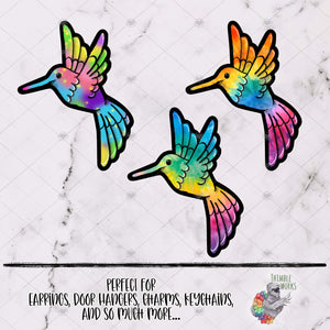 Tye Die Hummingbird Design Bundle