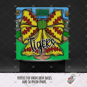 Tigers Sports Square Light Base Design