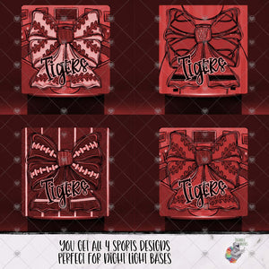Tigers Sports Square Light Base Design