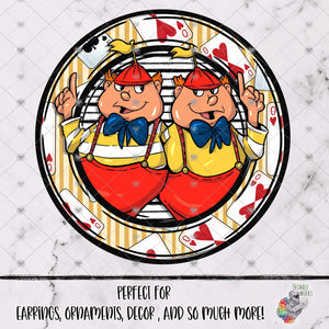 Twiddle Twins Round Design